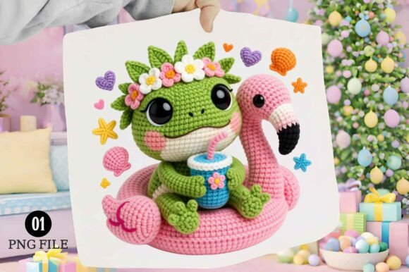 Cute Frog PNG, Summer PNG & Flamingo PNG for Your Designs