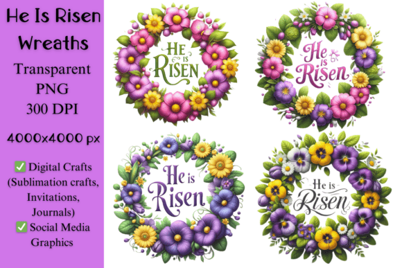 He Is Risen Floral Wreaths: A Designer's Guide to Easter Elegance