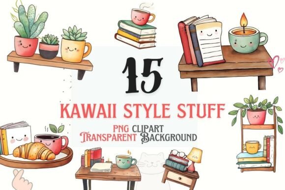 Kawaii PNG Clipart: Your Cozy Cute Design Toolkit