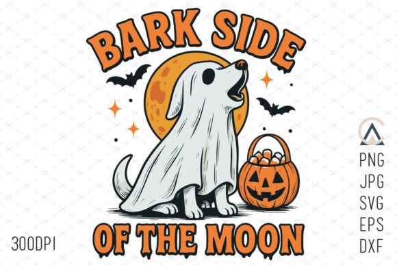 Spooky & Sweet: Designing with Halloween Ghost Dog Clipart