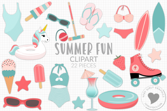 Summer Fun Clipart Graphics: Your Toolkit for Vibrant Designs