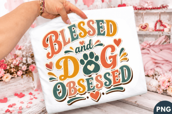 Unleash Your Inner Dog Lover with the Blessed and Dog Obsessed Design