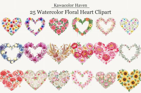 Watercolor Floral Heart Clipart: A Designer's Guide