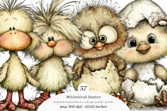 Whimsical Easter Clipart: A Fresh Approach to Spring Design